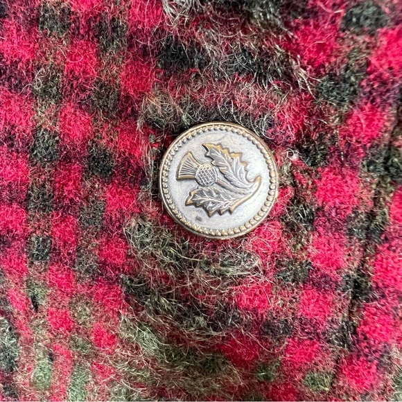 Vintage wool vest longline plaid - Picture 5 of 5